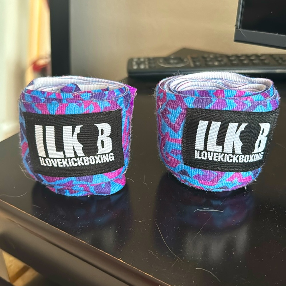 I love kickboxing hand wraps
